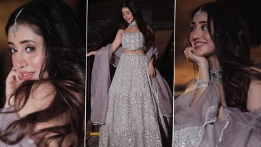 Shivangi Josh Stuns in a Dreamy Lilac Lehenga for a Wedding, Serving As the Ultimate Inspiration for Your Perfect Wedding Guest Outfit (View Pics)